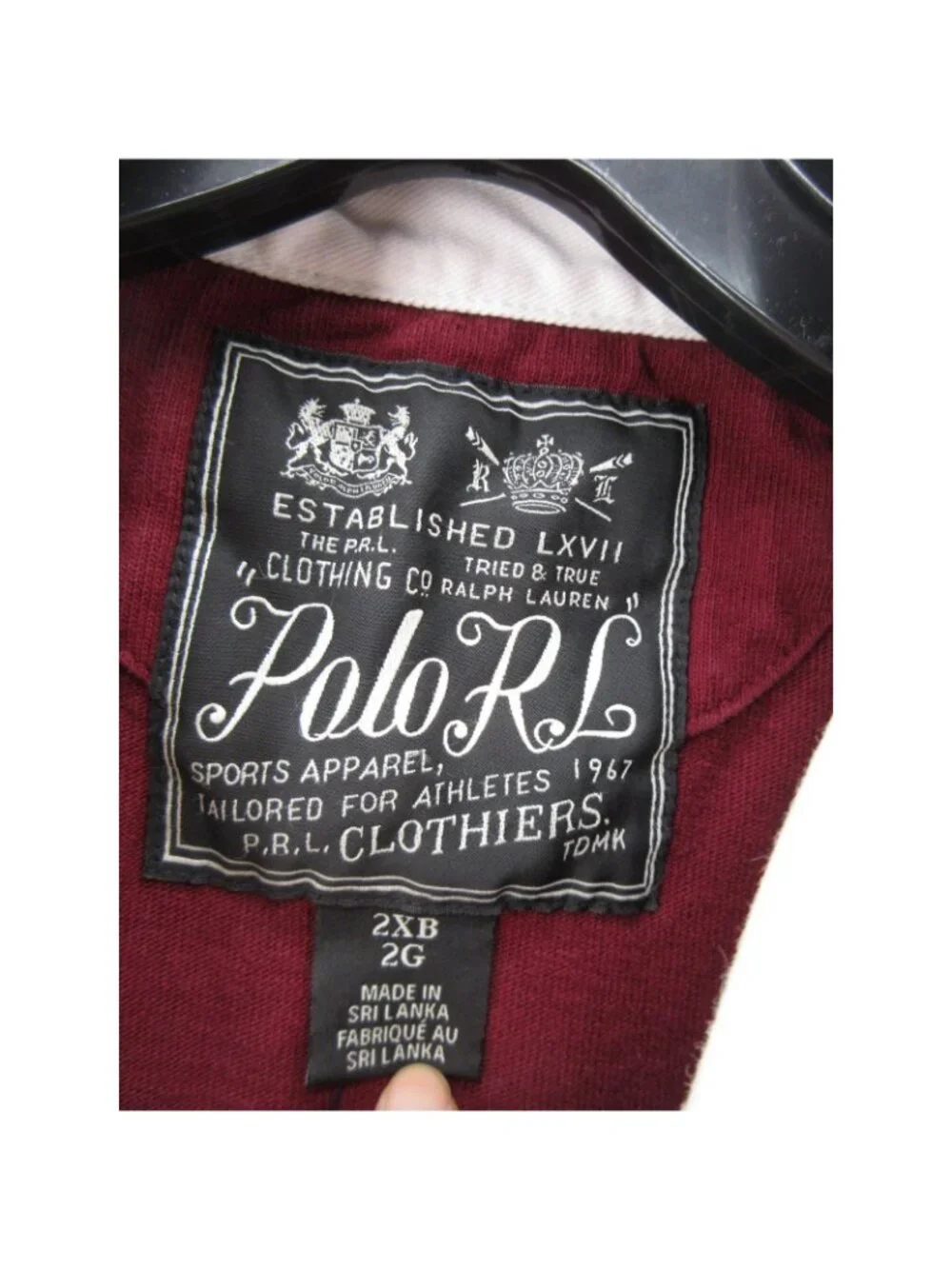 Polo Ralph Lauren Rugby Polo Shirt 2XB Big Skull Crossbones RLFC Classic
